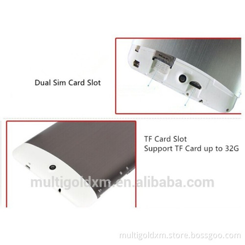 7 inch android phone tablet pc With Mediatek mtk6572 Dual Core 512MB RAM 4GB Mobile Tablet